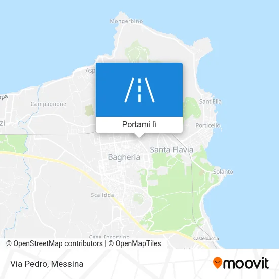 Mappa Via Pedro