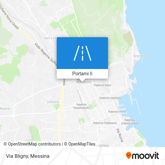 Mappa Via Bligny