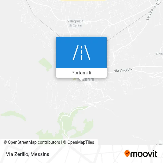 Mappa Via Zerillo