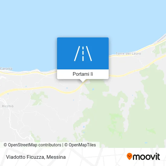 Mappa Viadotto Ficuzza