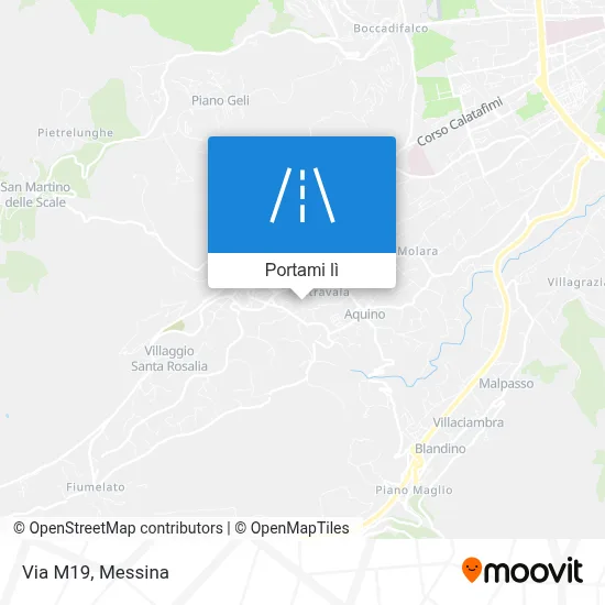 Mappa Via M19
