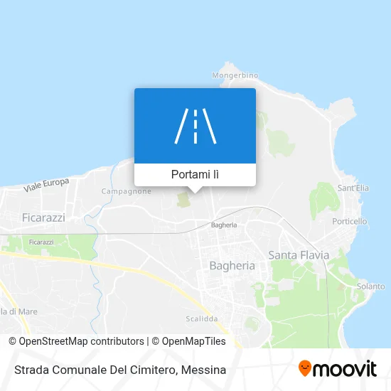 Mappa Strada Comunale Del Cimitero