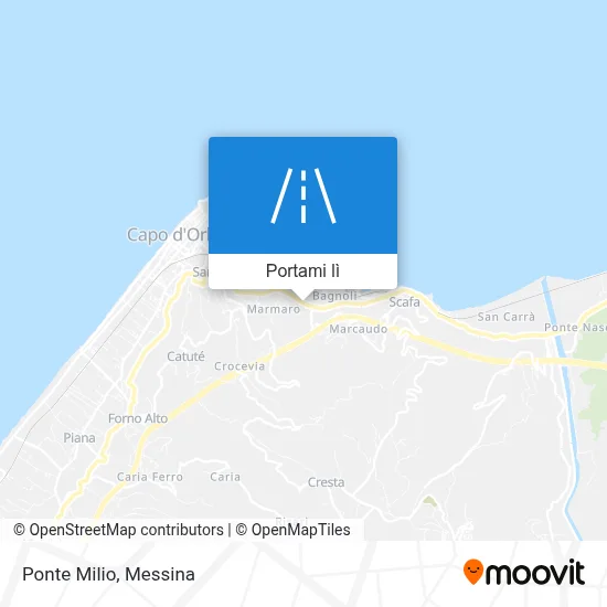 Mappa Ponte Milio