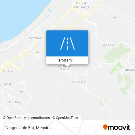 Mappa Tangenziale Est