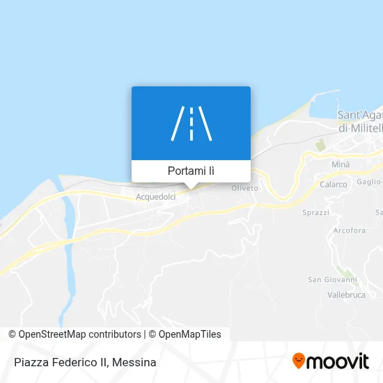 Mappa Piazza Federico II