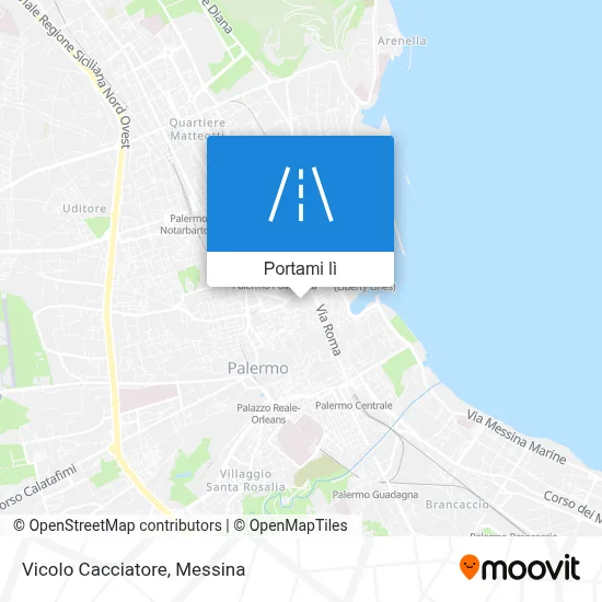 Mappa Vicolo Cacciatore