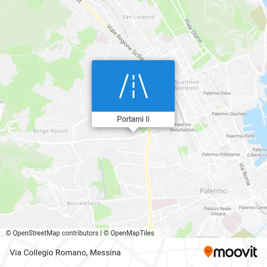 Mappa Via Collegio Romano