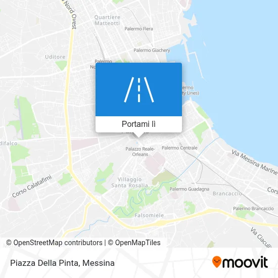 Mappa Piazza Della Pinta