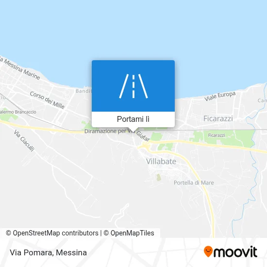 Mappa Via Pomara
