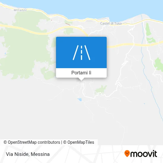 Mappa Via Niside