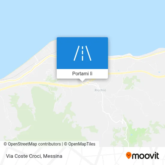 Mappa Via Coste Croci