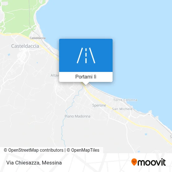 Mappa Via Chiesazza