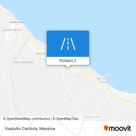 Mappa Viadotto Cardiola