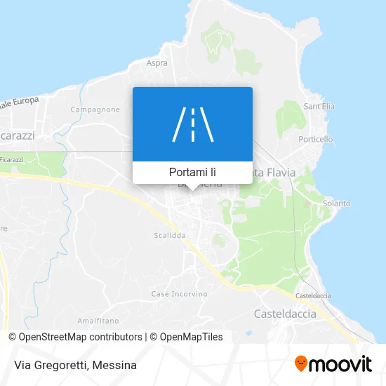 Mappa Via Gregoretti