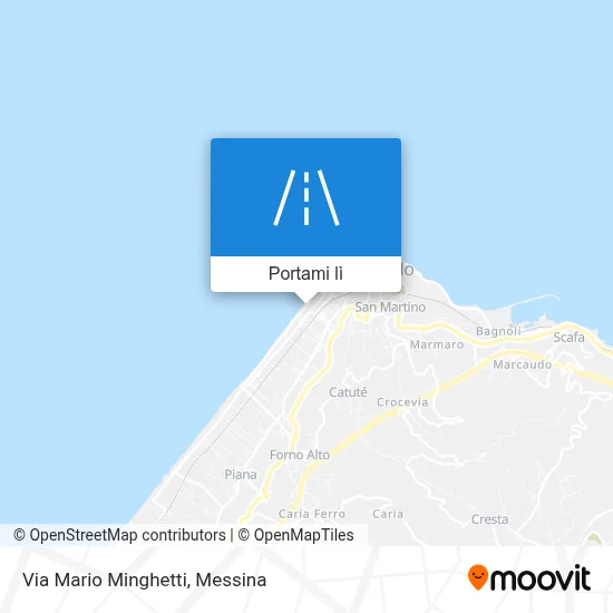 Mappa Via Mario Minghetti