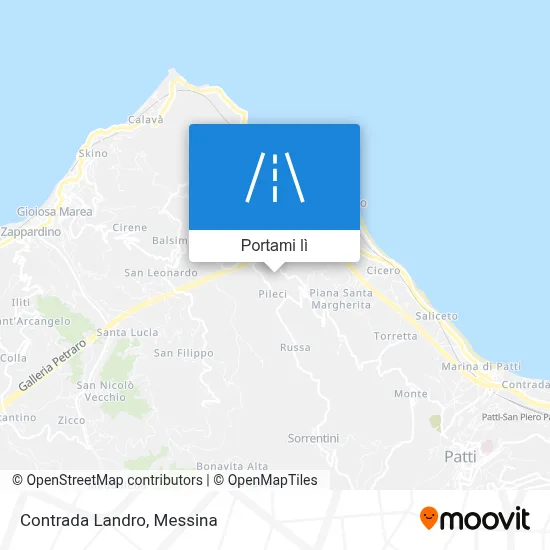 Mappa Contrada Landro