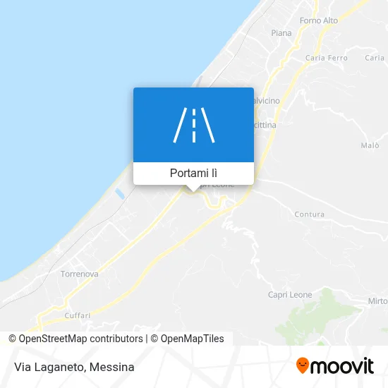 Mappa Via Laganeto