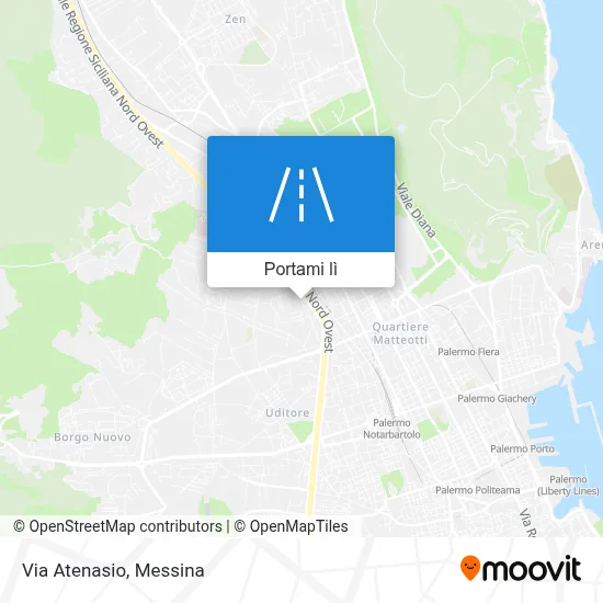 Mappa Via Atenasio