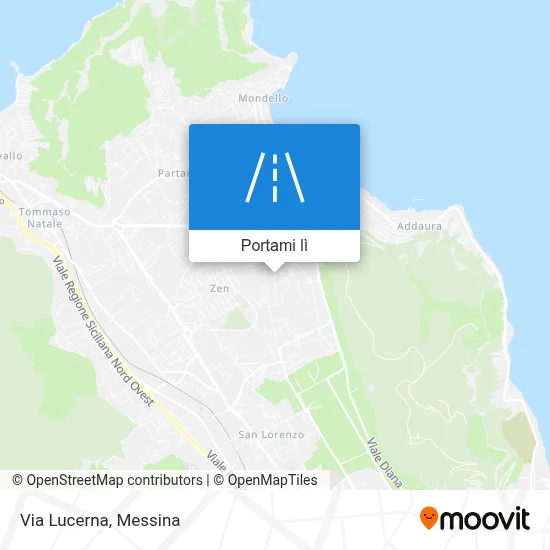 Mappa Via Lucerna