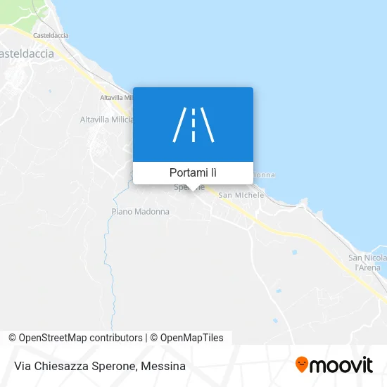 Mappa Via Chiesazza Sperone