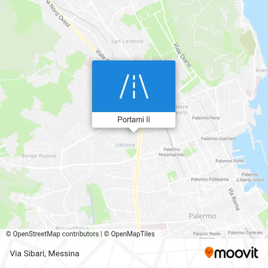 Mappa Via Sibari