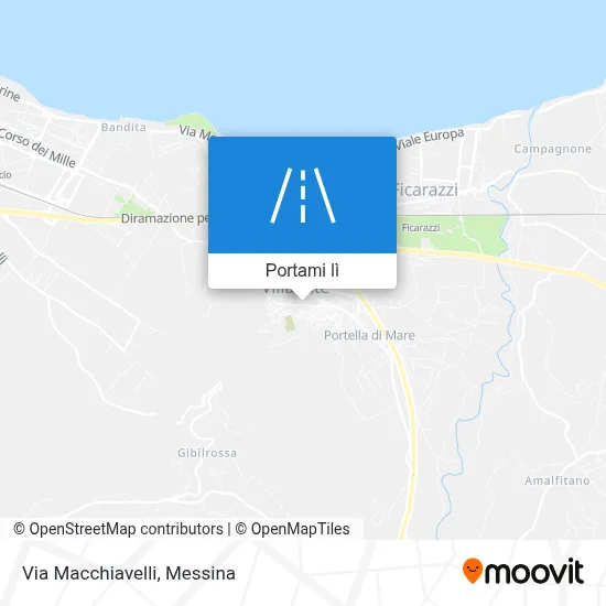 Mappa Via Macchiavelli