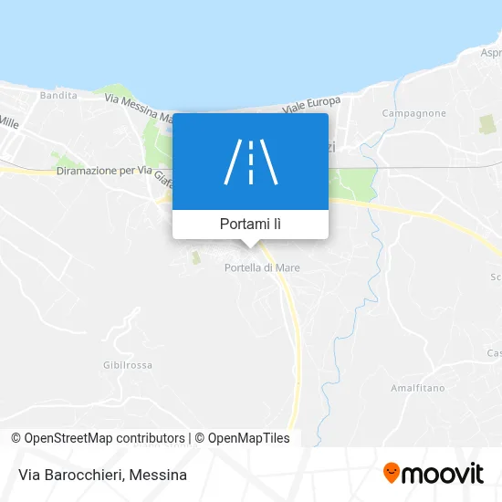 Mappa Via Barocchieri
