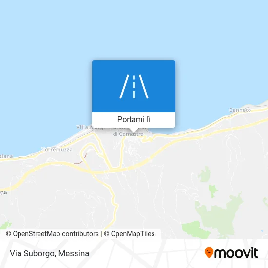Mappa Via Suborgo