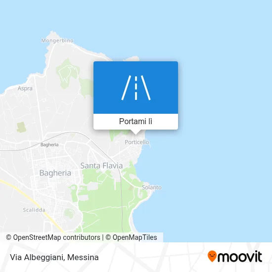 Mappa Via Albeggiani