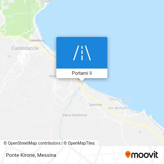 Mappa Ponte Kirone