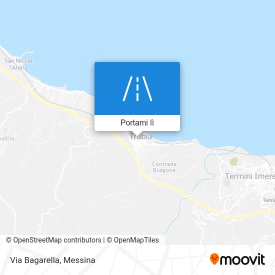 Mappa Via Bagarella