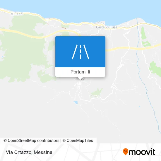 Mappa Via Ortazzo