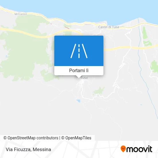 Mappa Via Ficuzza