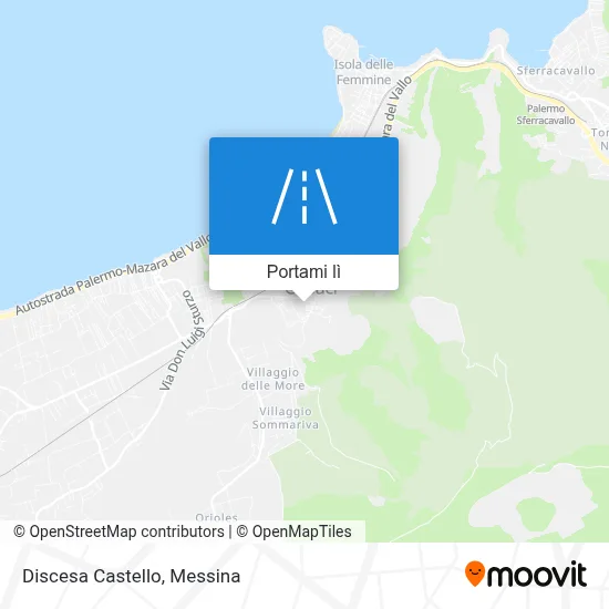 Mappa Discesa Castello
