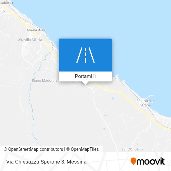 Mappa Via Chiesazza-Sperone 3