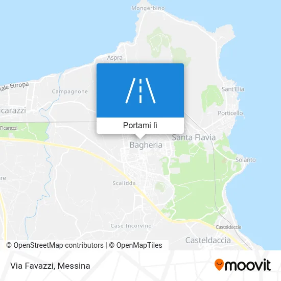 Mappa Via Favazzi