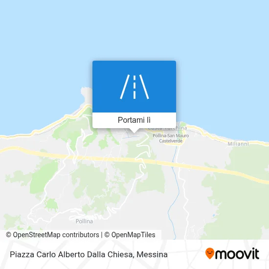 Mappa Piazza Carlo Alberto Dalla Chiesa