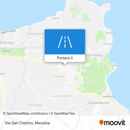 Mappa Via San Cosimo