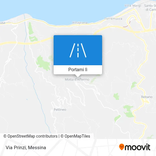 Mappa Via Prinzi