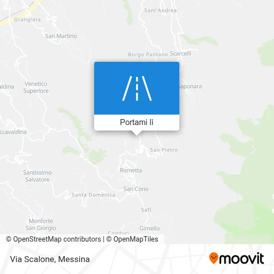 Mappa Via Scalone