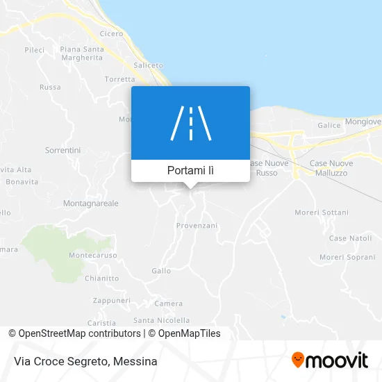 Mappa Via Croce Segreto