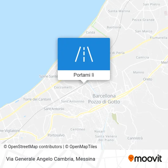 Mappa Via Generale Angelo Cambria