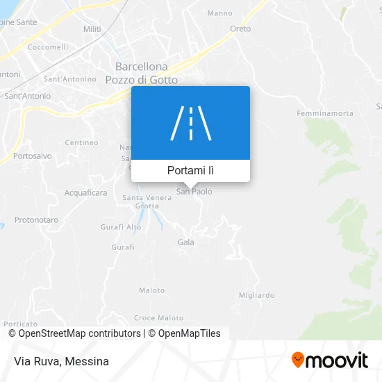 Mappa Via Ruva