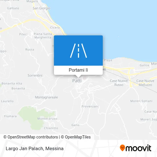 Mappa Largo Jan Palach