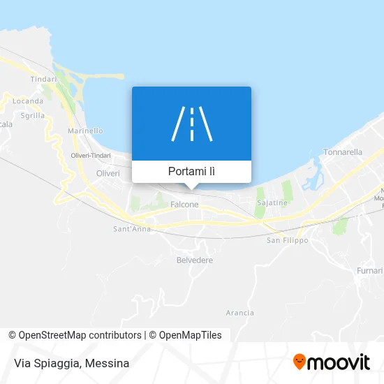 Mappa Via Spiaggia