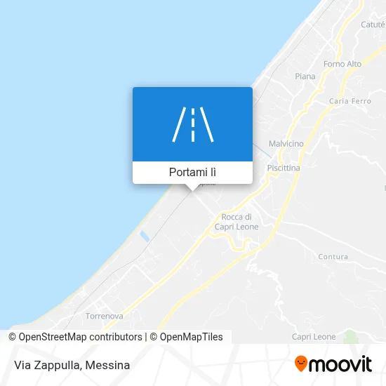 Mappa Via Zappulla