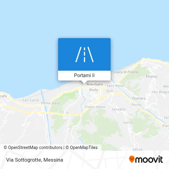 Mappa Via Sottogrotte