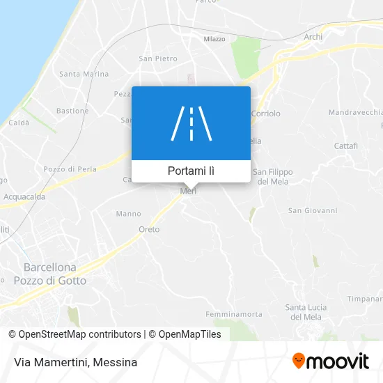 Mappa Via Mamertini
