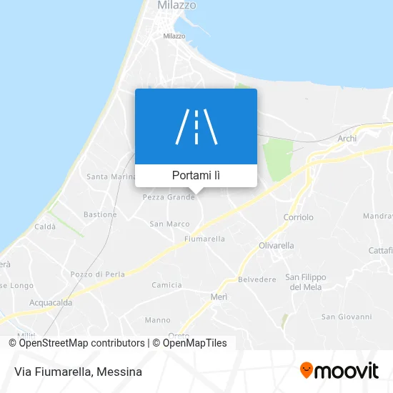 Mappa Via Fiumarella