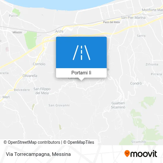 Mappa Via Torrecampagna